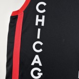 2024 Chicago Bulls Black City Edition #8 LAVINE  1:1  Quality NBA Season Jerseys