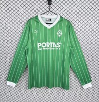 1988/1989  Werder Bremen Home Long sleeve Fans Retro 1:1 Quality Soccer Jersey（云达不来梅）