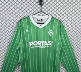 1988/1989  Werder Bremen Home Long sleeve Fans Retro 1:1 Quality Soccer Jersey（云达不来梅）