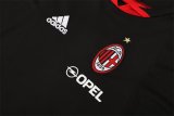 2004/2005 AC Milan Training Black  Fans Retro 1:1 Quality Soccer Jersey