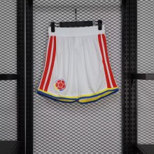 26/27(2026) Colombia White Player 1:1 Quality Shorts