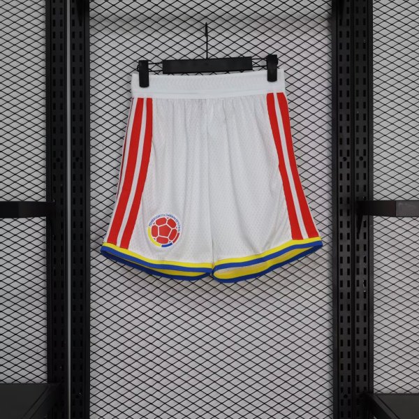 26/27(2026) Colombia White Player 1:1 Quality Shorts