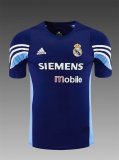 2003/2004  Real Madrid Training Royal Blue  Fans Retro 1:1 Quality Soccer Jersey