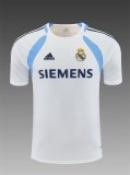 2005/2006 Real Madrid Training White  Fans Retro 1:1 Quality Soccer Jersey