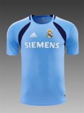 2005/2006 Real Madrid Training Light Blue Fans Retro 1:1 Quality Soccer Jersey