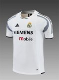 2004/2005 Real Madrid Training White  Fans Retro 1:1 Quality Soccer Jersey