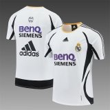 2006/2007 Real Madrid Training White  Fans Retro 1:1 Quality Soccer Jersey