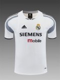 2004/2005 Real Madrid Training White  Fans Retro 1:1 Quality Soccer Jersey