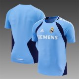 2005/2006 Real Madrid Training Light Blue Fans Retro 1:1 Quality Soccer Jersey