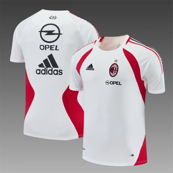2006/2007 AC Milan Training White Fans Retro 1:1 Quality Soccer Jersey