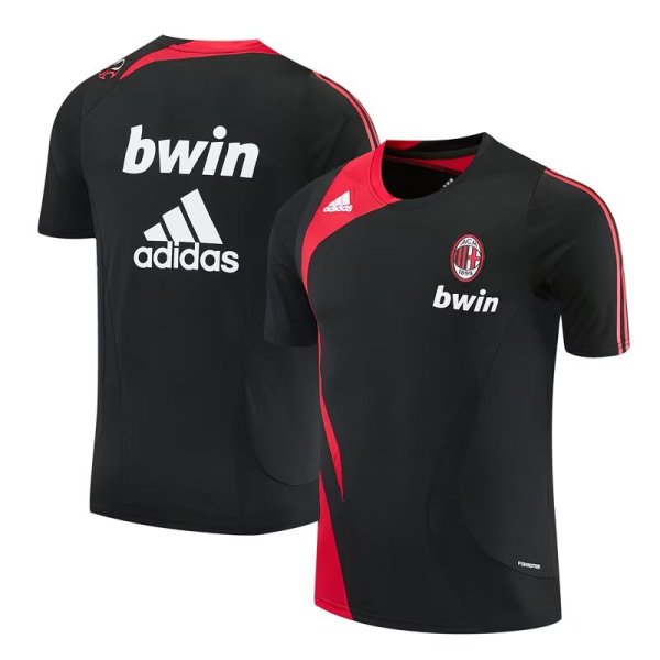 2007/2008 AC Milan Training Black  Fans Retro 1:1 Quality Soccer Jersey