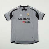 2004/2005 Real Madrid Training Grey Fans Retro 1:1 Quality Soccer Jersey