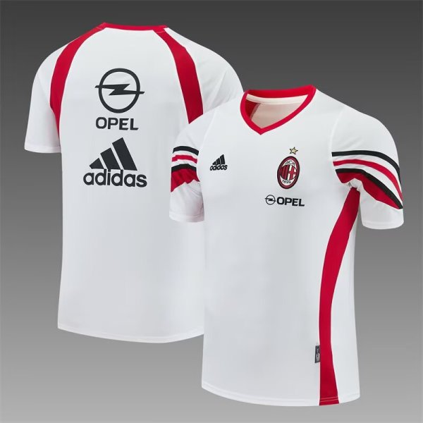2003/2004  AC Milan Training White Fans Retro 1:1 Quality Soccer Jersey