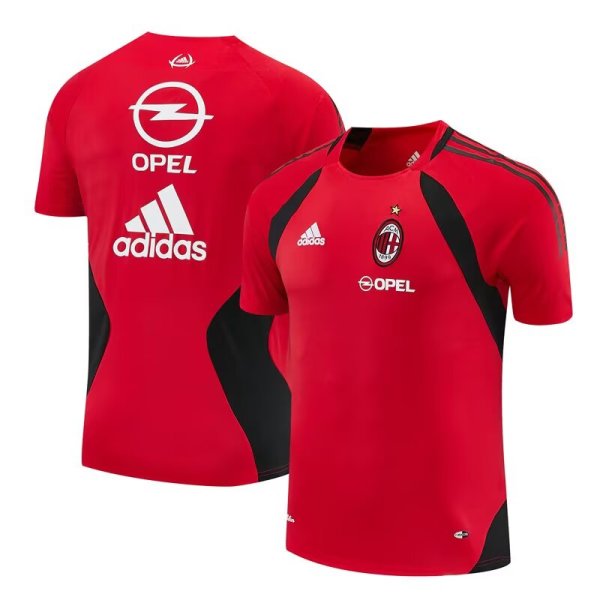 2005/2006 AC Milan Training Red Fans Retro 1:1 Quality Soccer Jersey