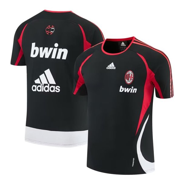 2006/2007 AC Milan Training Black Fans Retro 1:1 Quality Soccer Jersey