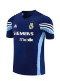 2003/2004  Real Madrid Training Royal Blue  Fans Retro 1:1 Quality Soccer Jersey