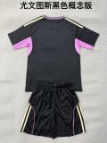 26/27（2026）Juventus Black Concept Edition  Kids Kits 1:1 Quality Soccer Jersey