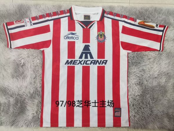 1997/1998 Chivas  Home Fans Retro 1:1 Quality Soccer Jersey