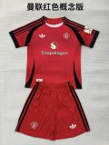 26/27 (2026) Manchester United Special Edition Kids Kits 1:1 Quality Soccer Jersey