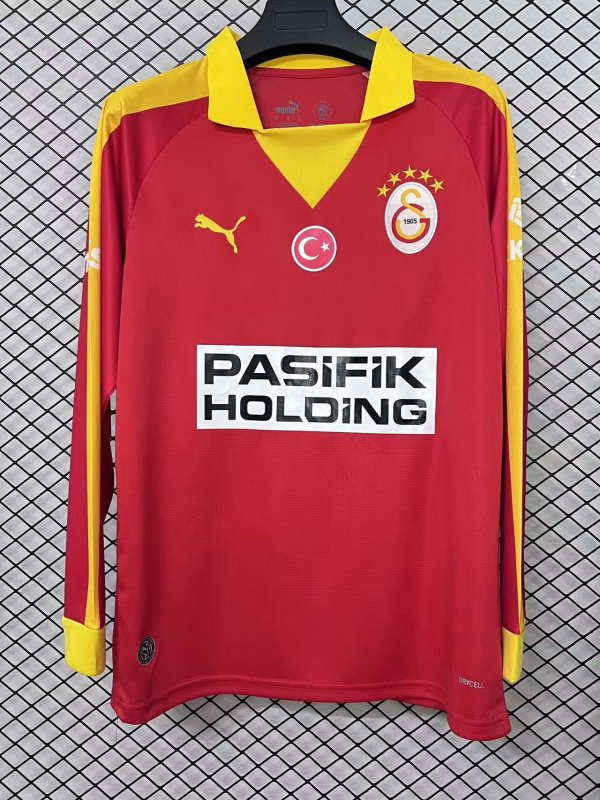 26/27(2026) Galatasaray Home Long Sleeve Fans 1:1 Quality Soccer Jersey