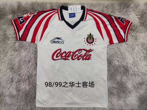 1998/1999 Chivas  Away Fans Retro 1:1 Quality Soccer Jersey