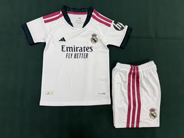 26/27（2026）Real Madrid   Home  Kids Kits 1:1 Quality Soccer Jersey