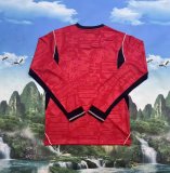 26/27（2026） England Away Long sleeve Fans 1:1 Quality Soccer Jersey