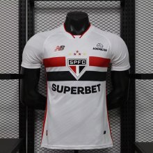 26/27（2026） Sao Paulo Home Player  1:1 Quality Soccer Jersey