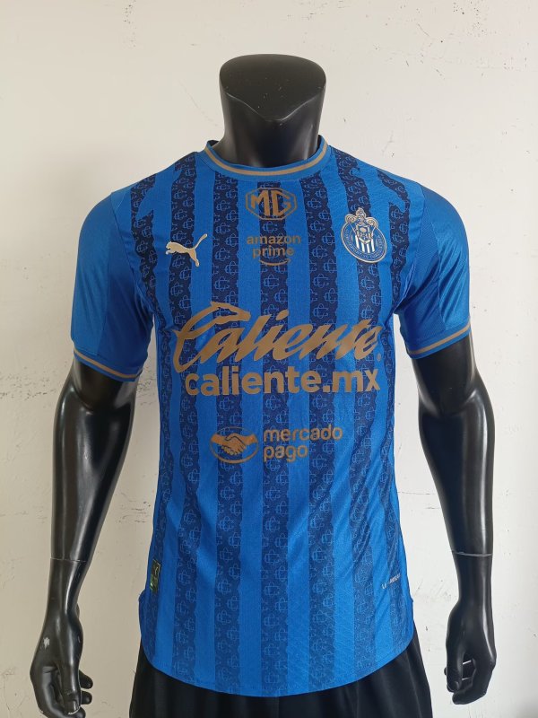 25/26 Chivas Third Blue Player 1:1 Quality Soccer Jersey