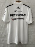 2026 Adidas Mercedes-Benz T-shirt White 1:1 Quality F1 Jerseys