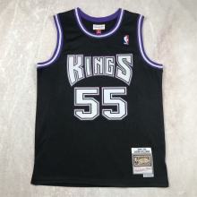 NBA Kings Black WILLIAMS#55 Jersey Top Quality Hot Pressing Number And Name