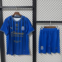 26/27（2026） Chivas  Away With Pants Sets Blue Fans 1:1 Quality Soccer Jersey