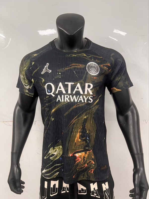 25/26 PSG Paris Fourth Dark Night Special Edition Player 1:1 Quality Soccer Jersey