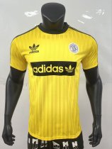 25/26 Adidas Clover Oasis T-shirt Yellow  Player 1:1 Quality Soccer Jersey