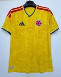 26/27（2026） Colombia Home Player Yellow1:1 Quality Soccer Jersey（球员版）