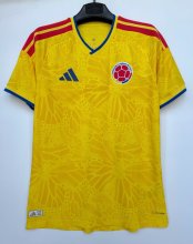 26/27（2026） Colombia Home Player Yellow1:1 Quality Soccer Jersey（球员版）