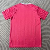 25/26 Adidas Clover  classic T-shirt Rose Pink Fans Retro 1:1 Quality  Soccer Jersey