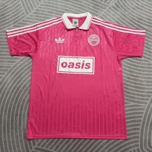 25/26 Adidas Clover classic POLO Rose Pink Fans Retro 1:1 Quality  Soccer Jersey