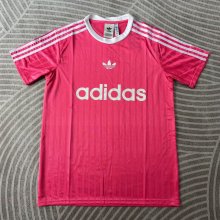 25/26 Adidas Clover  classic T-shirt Rose Pink Fans Retro 1:1 Quality  Soccer Jersey
