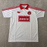 25/26 Adidas Clover classic POLO White Fans Retro 1:1 Quality  Soccer Jersey
