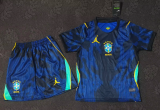 26/27（2026） Brazil  Away  Kids 1:1 Quality Soccer Jersey 正确版