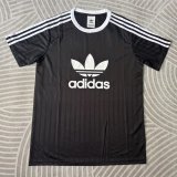 25/26 Adidas Clover classic T-shirt Black Fans Retro 1:1 Quality  Soccer Jersey