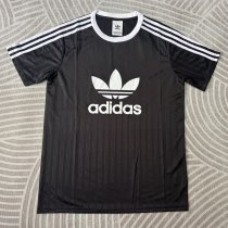 25/26 Adidas Clover classic T-shirt Black Fans Retro 1:1 Quality  Soccer Jersey