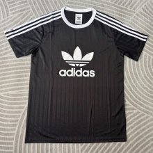 25/26 Adidas Clover classic T-shirt Black Fans Retro 1:1 Quality  Soccer Jersey