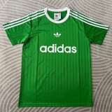 25/26 Adidas Clover  classic T-shirt Green Fans Retro 1:1 Quality  Soccer Jersey