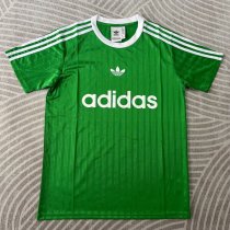 25/26 Adidas Clover  classic T-shirt Green Fans Retro 1:1 Quality  Soccer Jersey