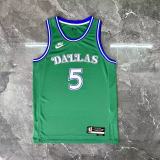 2026 Dallas Mavericks Retro Green #5 Russell 1:1 Quality NBA Jersey