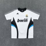 2008/2009 Real Madrid Training White  Fans Retro 1:1 Quality Soccer Jersey