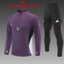 25/26 Manchester United Purple Kids  Player  1:1 Quality Training Jersey