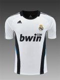 2008/2009 Real Madrid Training White  Fans Retro 1:1 Quality Soccer Jersey